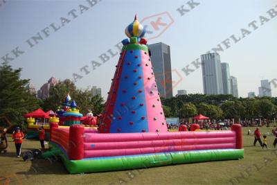 China Climbing Town Inflatable Climbing Sport Kids And Adults Playing for sale