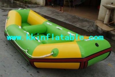 China Customize Middle PVC Inflatable Boat , Colored Ocean Rider Banana Boat for sale