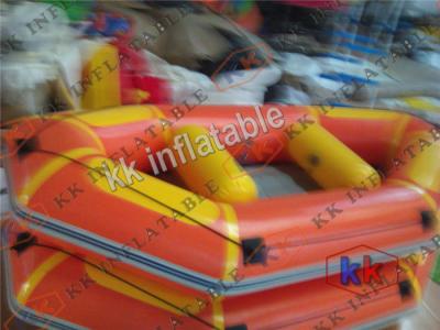 China Standard PVC Rigid Inflatable Boat , 2 Person Folating Boat For Drifting for sale