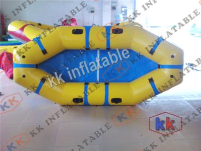 China Fashionable PVC Rigid Inflatable Boat 1.5 meters Inflatable Kayaks / Rafts for sale