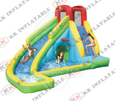 China Small Water Park Inflatable Water Slide , Small Home Inflatable Slide Games for sale