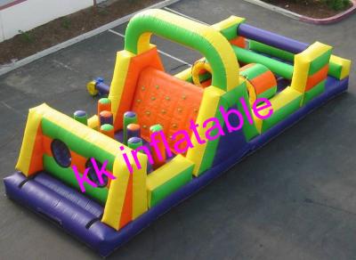 China Business Animal Jungle Inflatable Fun City Obstacle Courses for sale