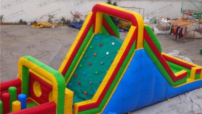 China Commercial Inflatable Obstacle Courses / kids bouncy castles For Park for sale