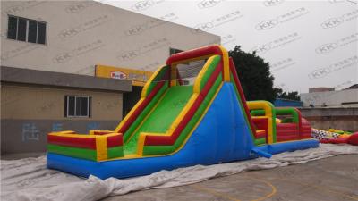 China Amusing Inflatable Obstacle Courses , Climbing kids Bouncy Toys for sale