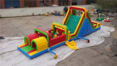 China Coming Climbing Inflatable Obstacle Courses Outdoor Wind-resistant for sale