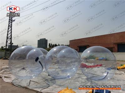 China Bumper Transparent Inflatable Water Walking Ball , Human Hamster Ball for sale