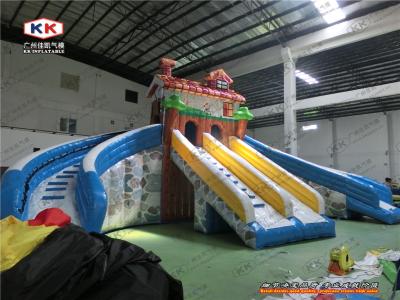 China Custom Kid Inflatable Water Slide / Adult Outdoor Inflatable Slide for sale