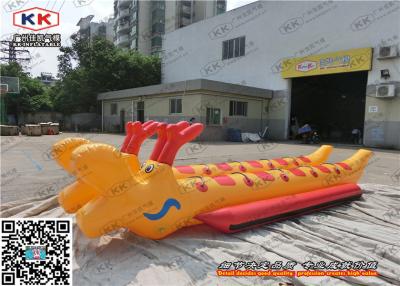 China Marine PVC Rigid Inflatable Boat / Chinese Dragon Boat For Adults for sale