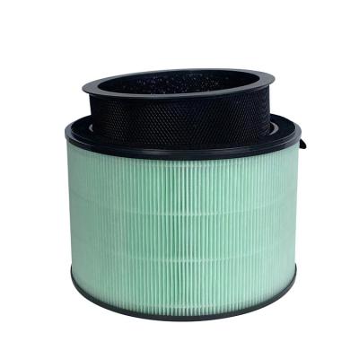 China Hotels suitable for LG air purifier filter AS281 227DWE AS247/117/107DW cylinder compound filter hepa carbon barrel for sale