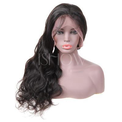 China Star Fashion Loose Body Wavy Lace Front Human Hair Wigs Long For Women Hd Full Frontal Wig Hair for sale