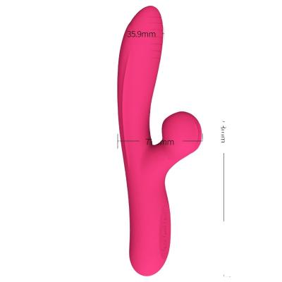 China Suck+Vibrate+Pinch+Heat Magnetized Love Vibrator Sex Toys Rechargeable Woman For Girl Vibrator for sale