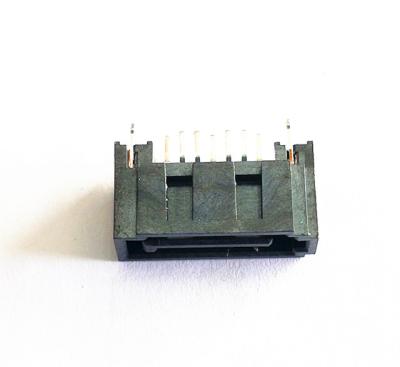 China Immersion Type PCB SATA 7 Pin Female A 180 Degree Power Connector PCB Female Connector for sale