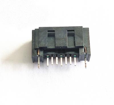 China SATA 7Pin A Type PCB I/O Connectors Immersion 180 Degree Power Connector PCB Female Connector for sale