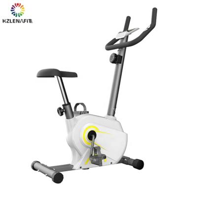 China Hot Selling Cheap Home Gym Use Magnetic Upright Bike With 8 Stepds Resistance Adjustable for sale