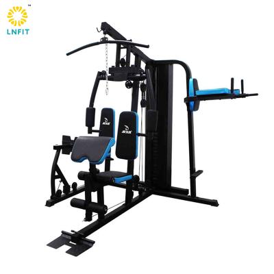 China 150kgs Body Fitness Equipment Integrated Gym Trainer Three Station Home Gym for sale