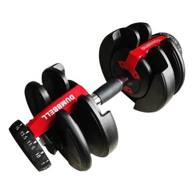 China Cast Iron Dumbbell Set Adjustable Twist Fit Weight Dumbbells In Fitness With Rack for sale