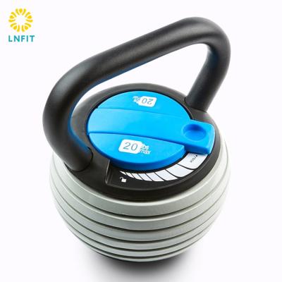 China Wholesale Cheap Home Use 40lbs Home Use Customized Kettlebell Adjustable With Plates for sale