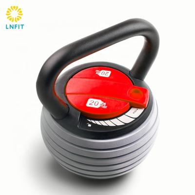 China China factory direct home use 40lbs adjustable kettlebell for bodybuilding for sale