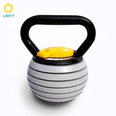 China Home use factory price 6 in 1fitness adjustable kettlebell with durable handle for sale