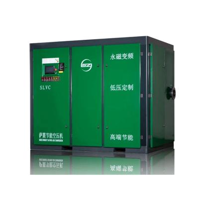 China OIL-LESS High Performance Frequency Low Voltage Screw Air Compressors with Sound Level 65 dB for sale