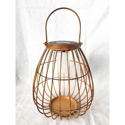 China Cheapest Handmade Garden Candle Solar Decoration Hot Led Solar Garden Lantern Hanging for sale