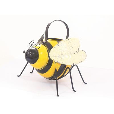 China Garden Handmade Cute Metal Design Shape Decorative Bee Watering Can for sale