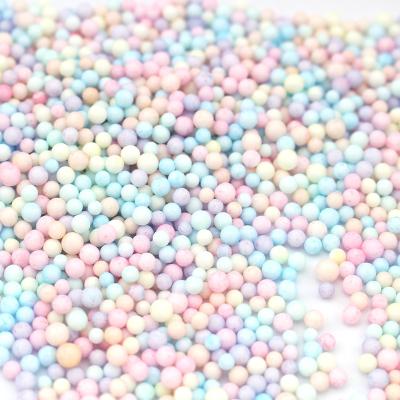 China DIY Opener Accoressior for School Household Wedding Party Decoration New Color 2-3.5mm Foam Balls Do Not Fade DIY Making Styrofoam Mud Kit for Kids for sale