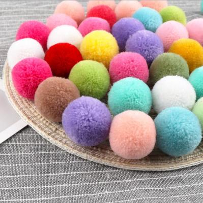 China DIY Toys Diy Crafts 15mm Creative Faux Pom Ball Decoration Craft Poms For Kids for sale