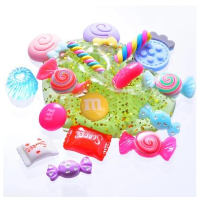 China Cute Cartoon Toy Hot Selling Slime DIY Accessories Resin For Slime And Phone Kit Making Craft Accessory for sale