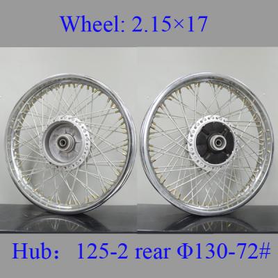 China Sturdy Spoked Motorcycle Wheels High Tensile Strength 304 Stainless Steel for sale