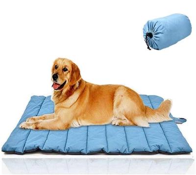 China Hot Selling Breathable Portable Foldable Outdoor Dog Camping Bed Dog Bed Pet Travel Waterproof Breathable Mat for sale