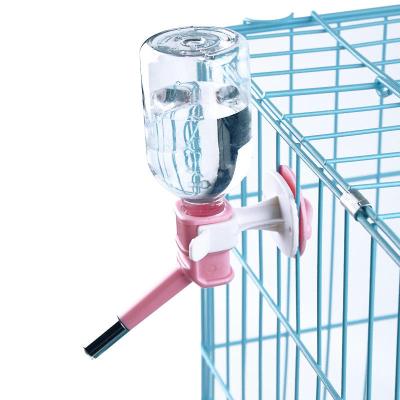 China Automatic Pet Water Fountain Portable Hang On Cage Drinking Bottle Cat Dog Water Dispenser for sale