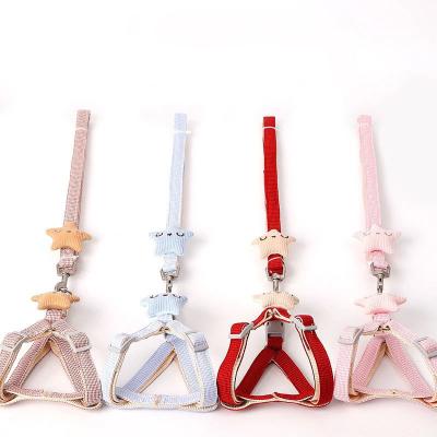 China Wholesale Nylon Dog Leashes Rope Dog Harness Comfortable Adjustable Dog Collar Stocked for sale