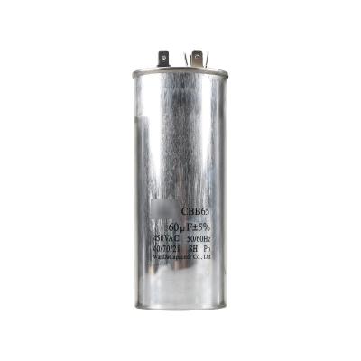 China Withstand Wholesale 70uF CBB65 Motor Run Capacitor High Temperature Air Conditioner Capacitor for sale