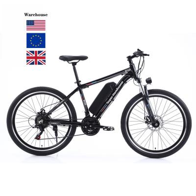 China 2022 New 26 Inch 48V 350W Electric Bike 48V 350W Aluminum Alloy EU/UK/US Warehouse Electric Bicycle Ebike for sale