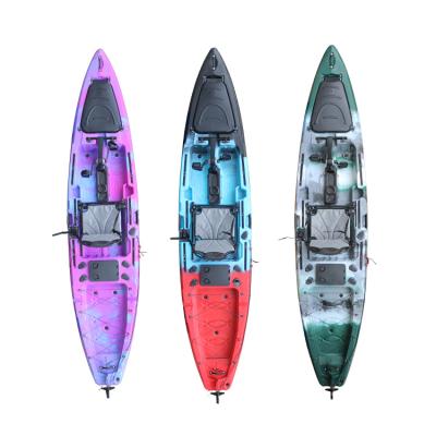 China Professional PE (HDPE or LLDPE) production in China kayaking portable cool spinning kayak outdoor sports for sale