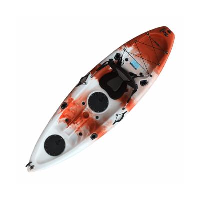 China PE (HDPE or LLDPE) fishing canoe kayak plastic watercraft competitive price cheap sea kayak with high quality for sale