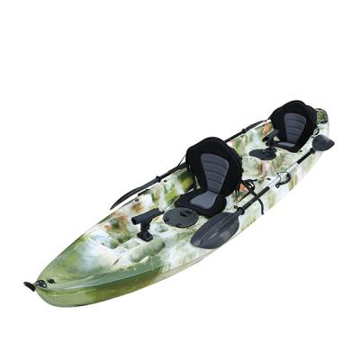 China High Popularity Competitive Price 3 Person PE (HDPE or LLDPE) Sit On Top Fishing Kayak / Canoe Fishing Hard Plastic Boat for sale