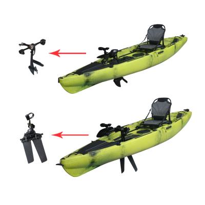 China Good Price PE Vicking HDPE (HDPE or LLDPE) Fishing Kayak 12ft Pedal Foot 2 Person Pedal Drive Kayak Fishing New Kayak De Pesc Con for sale