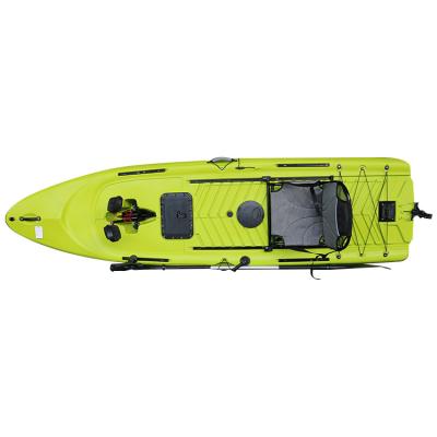 Cina 2022 new style PE (HDPE or LLDPE) promotional sit top cheap fishing kayaks for sale in vendita