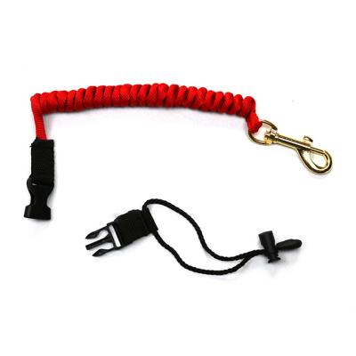 Κίνα 52cm Unisex Super Strong Black With Pink Paddle Board Leash Coiled TPU Leash With Good Price προς πώληση