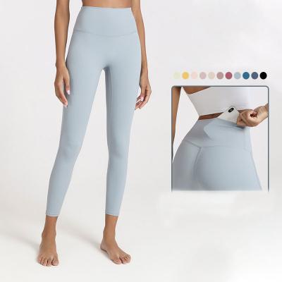 China 2021 Breathable New Fast Delivery High Waist Skinny Tracksuit Cropped Pants Butt Lift Sport Fitness Gym Leggings Yoga Pants Women for sale