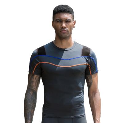 China 2021 New Wholesale Sportswear Men's Workout Breathable Fitness Breathable Gym Running Thoughtful Feet Tee Shirt For Men for sale