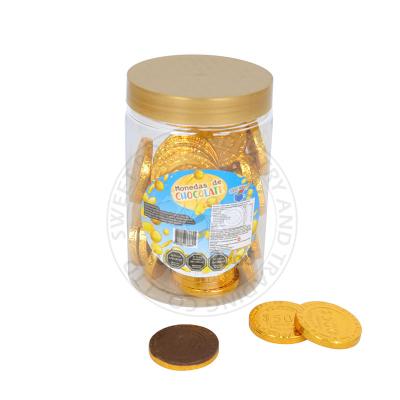 China Coin Chocolate Candy Around Old Coin Choco Bite Tasty Chunk for sale