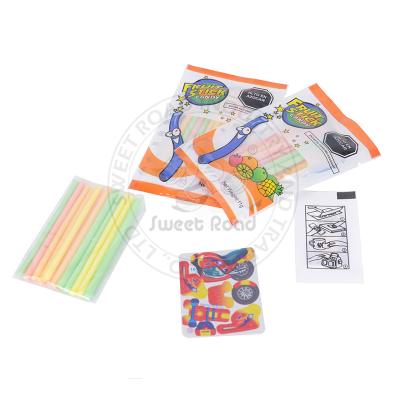 China Natural Normal Kids' Day Candy Fruit CC Stick Candy Fun Packets for sale