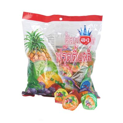 China Normal Normal Assorted Fruity Flavor Jelly Cup In Bag for sale