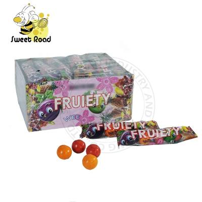 China Natural Fruit Flavor Natural Assorted Bubble Gum for sale