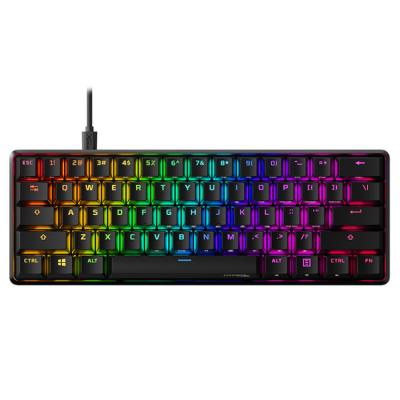 China Anti-Ghosting Hyper Alloy Origins X 60 RGB Colorful Backlit Wired Mechanical Keyboard 61 Keys Gaming Keyboard for sale