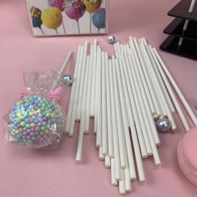 China Kids friendly; Environmental Friendly Customized Design Printed 25pcs Per Bag Packaging Food Grade Bake Treat Paper Stick for sale