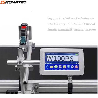 China Advertising Company YAOMATEC 25.4MM Variable Data Due Date Logo QRcode Barcode Printing Machine Batch Code Thermal Inkjet TIJ Line Printer for sale